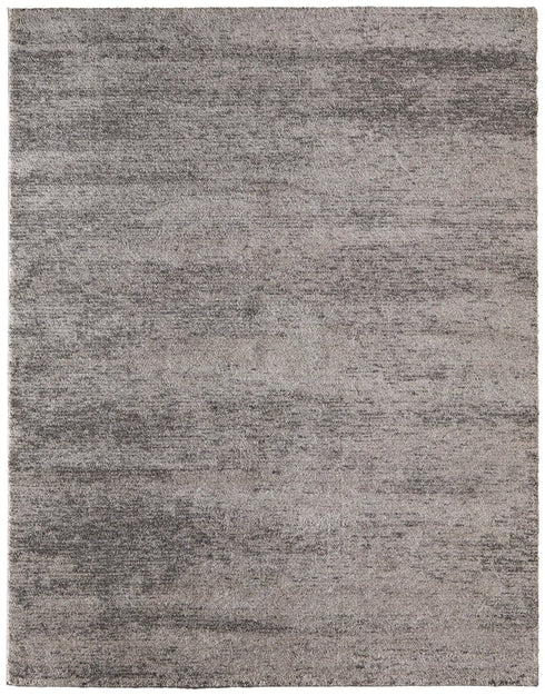 8' X 10' Blue And Ivory Abstract Area Rug