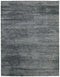 6' X 9' Blue And Ivory Abstract Area Rug