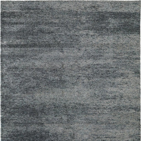 6' X 9' Blue And Ivory Abstract Area Rug