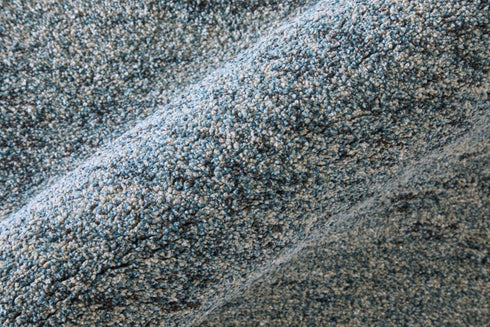 6' X 9' Blue And Ivory Abstract Area Rug