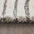 9' X 12' Blue And Ivory Wool Abstract Hand Tufted Area Rug