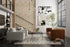 9' X 12' Blue And Ivory Wool Abstract Hand Tufted Area Rug