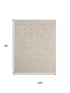 8' X 10' Blue And Ivory Oriental Hand Woven Area Rug