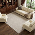8' X 10' Blue And Ivory Oriental Hand Woven Area Rug