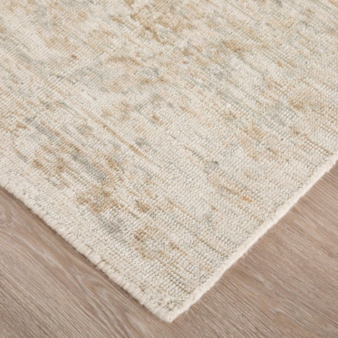 8' X 10' Blue And Ivory Oriental Hand Woven Area Rug