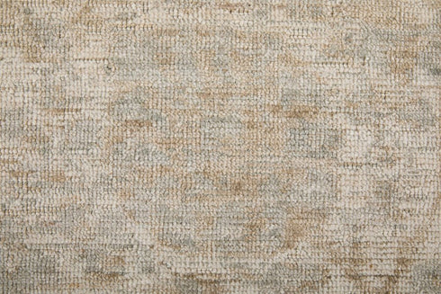 8' X 10' Blue And Ivory Oriental Hand Woven Area Rug