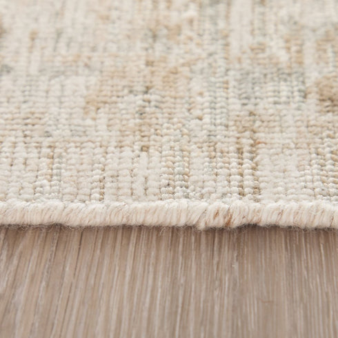 8' X 10' Blue And Ivory Oriental Hand Woven Area Rug