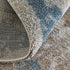 9' X 12' Blue And Ivory Abstract Area Rug