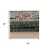 9' X 12' Blue And Ivory Wool Floral Hand Tufted Area Rug