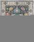 9' X 12' Blue And Ivory Wool Floral Hand Tufted Area Rug