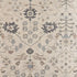 9' X 12' Blue And Ivory Wool Floral Hand Tufted Area Rug