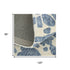9' X 12' Blue And Ivory Wool Abstract Hand Tufted Area Rug