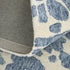 9' X 12' Blue And Ivory Wool Abstract Hand Tufted Area Rug