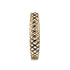 39" Gold Aluminum Pierced Geometric Cylinder Floor Vase