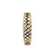 31" Gold Aluminum Pierced Geometric Cylinder Floor Vase