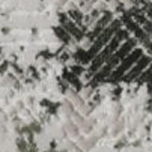 5' X 8' Gray And Green Abstract Distressed Area Rug With Fringe