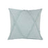 18" Blue And Slate Blue Diamond Cotton Throw Pillow Cover with Texture