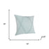 18" Blue And Slate Blue Diamond Cotton Throw Pillow Cover with Texture