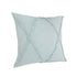 18" Blue And Slate Blue Diamond Cotton Throw Pillow Cover with Texture