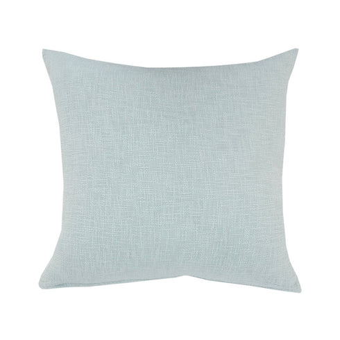 18" Blue And Slate Blue Diamond Cotton Throw Pillow Cover with Texture