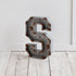 10" X 8" Gray words Metal Wall Decor