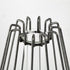 12" Gray Glass Glass Tube