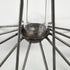 12" Gray Glass Glass Tube