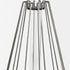 12" Gray Glass Glass Tube