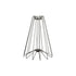 12" Gray Glass Glass Tube