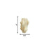4" White Himalayan Bamboo Scented Dimensional Twist Candle