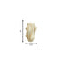 4" White Himalayan Bamboo Scented Dimensional Twist Candle