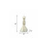 4" Ivory Sea Salt And Orchid Scented Dimensional Form Candle