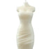 4" Ivory Sea Salt And Orchid Scented Dimensional Form Candle