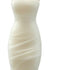 4" Ivory Sea Salt And Orchid Scented Dimensional Form Candle