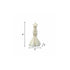 4" Ivory Sea Salt And Orchid Scented Dimensional Form Candle