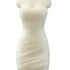 4" Ivory Sea Salt And Orchid Scented Dimensional Form Candle