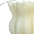 5" Ivory Unscented Dimensional Flower Candle
