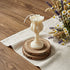 5" Ivory Unscented Dimensional Flower Candle