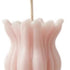 5" Pink Unscented Dimensional Flower Candle