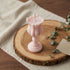 5" Pink Unscented Dimensional Flower Candle