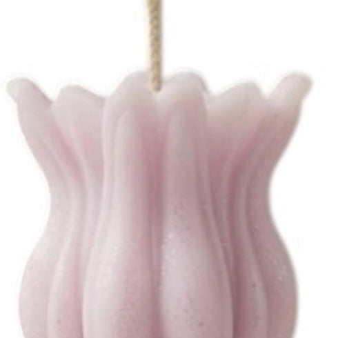 5" Orchid Unscented Dimensional Flower Candle