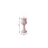 5" Orchid Unscented Dimensional Flower Candle