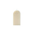 3" Ivory Unscented Candle