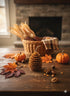 3" Brown Autumn Harvest Scented Dimensional Pinecone Candle