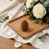 3" Brown Autumn Harvest Scented Dimensional Pinecone Candle
