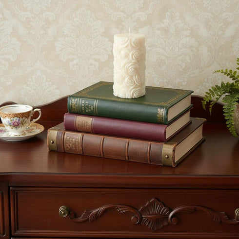 2" Ivory White Tea Scented Candle