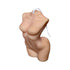 4" Natural Unscented Dimensional Female Form Candle