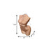 4" Natural Unscented Dimensional Female Form Candle
