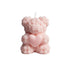 4" Pink Love Spell Scented Dimensional Teddy Bear Candle