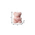 4" Pink Love Spell Scented Dimensional Teddy Bear Candle